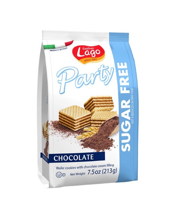 Lago Party Sugar-Free Wafers Bags -  CHOCOLATE 213